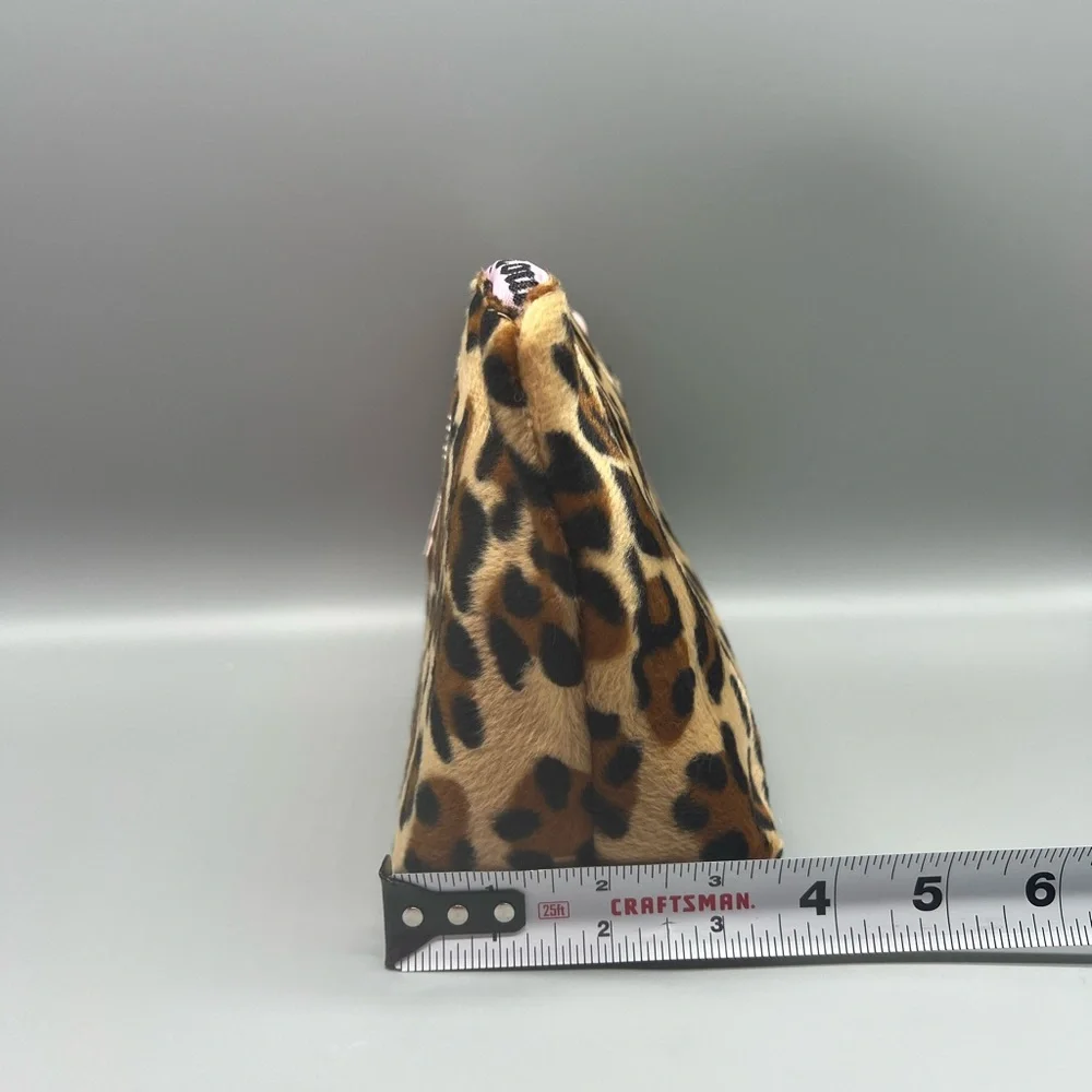 Juicy couture leopard print cosmetics bag
